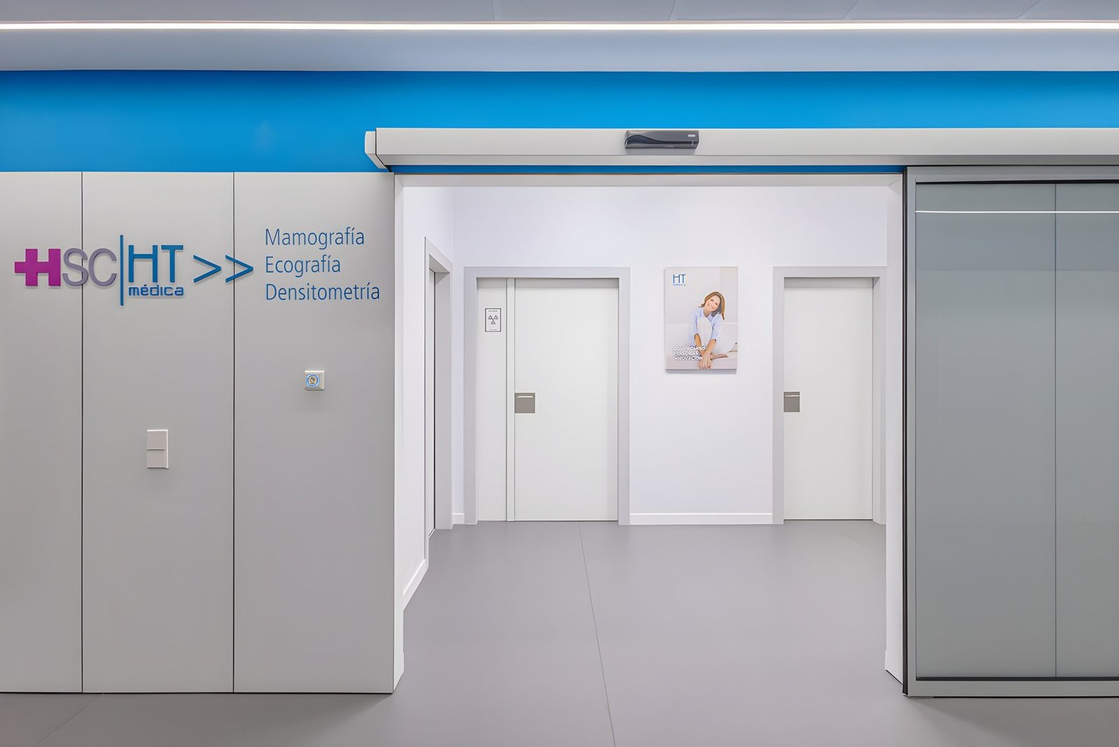 HT Médica · Hospital Santa Clotilde · Radiology Area refurbishment · view 2