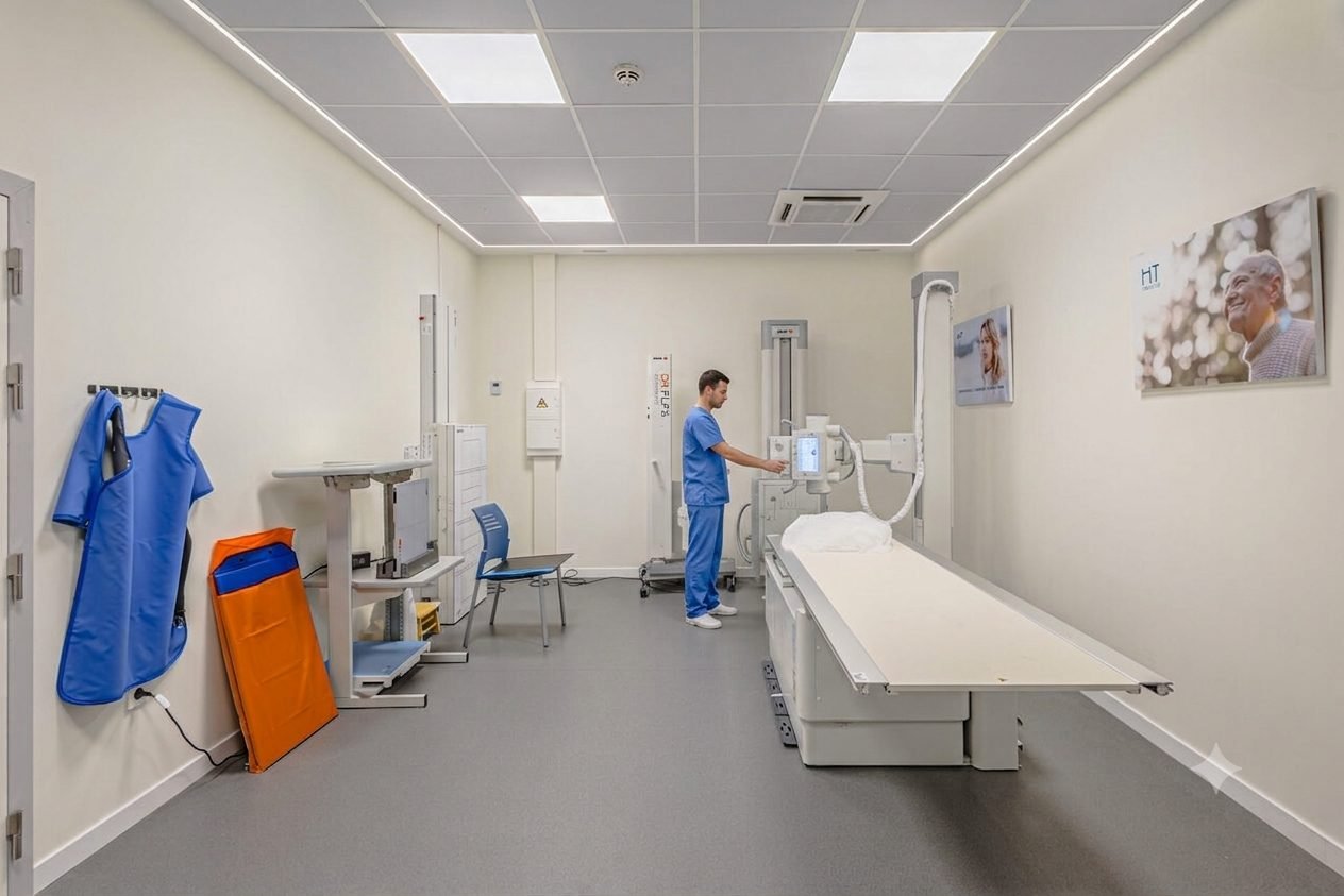 HT Médica · Hospital Santa Clotilde · Radiology Area refurbishment · view 10