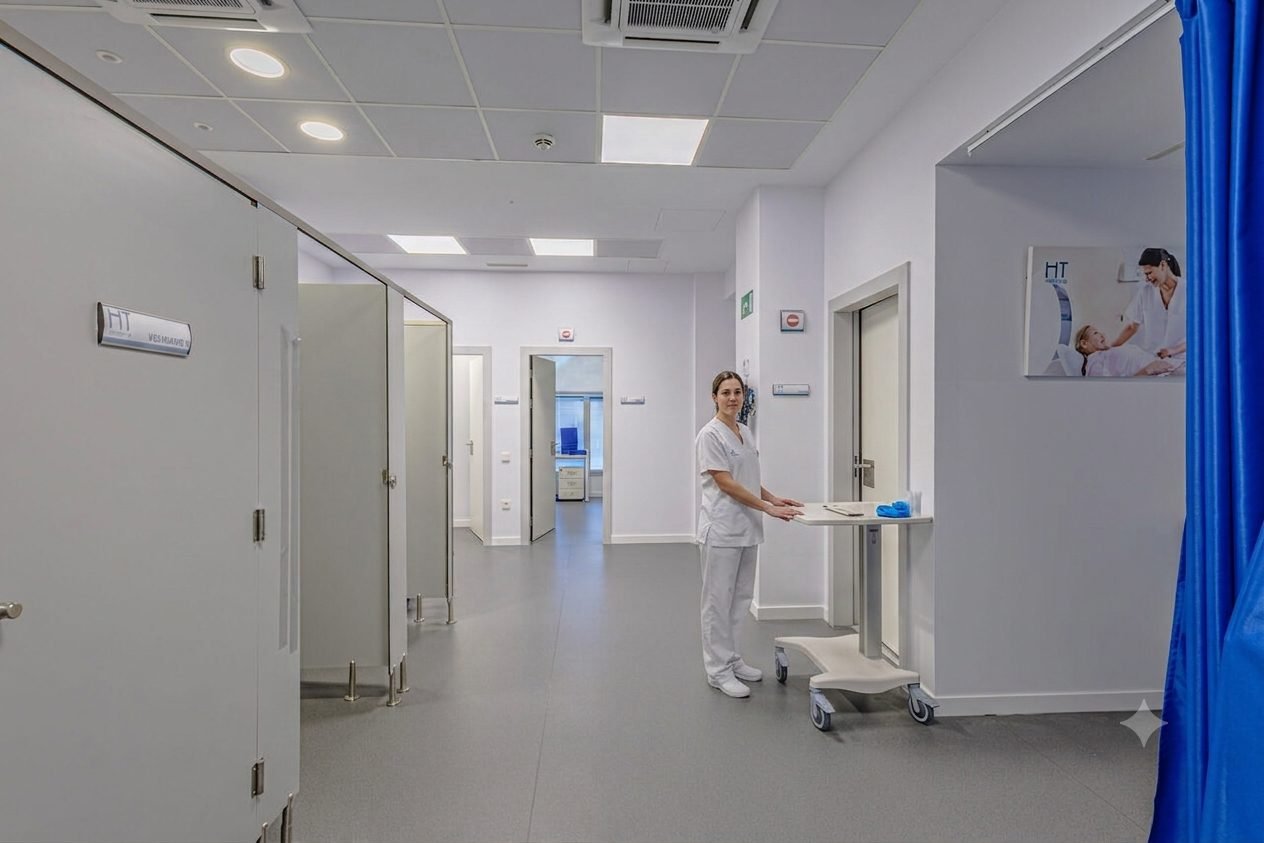 HT Médica · Hospital Santa Clotilde · Radiology Area refurbishment · view 11