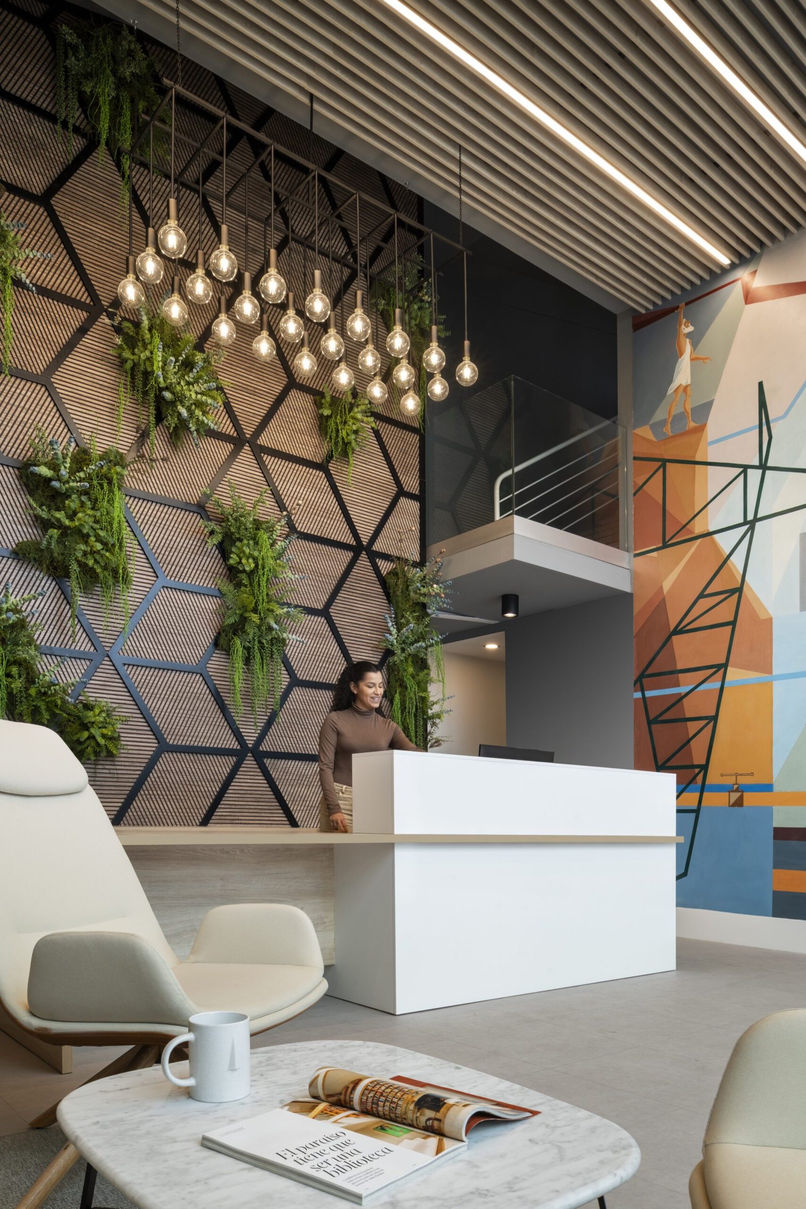 Montrel · Reception, workcafé and meeting area · view 2