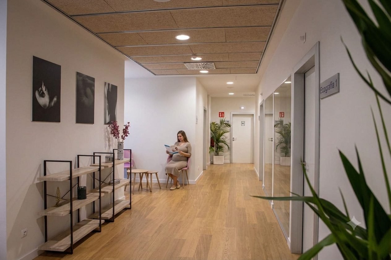 Viamed Salud · Hospital Santa Ángela de la Cruz · Women's Unit, Analysis, Chapel and Cafeteria